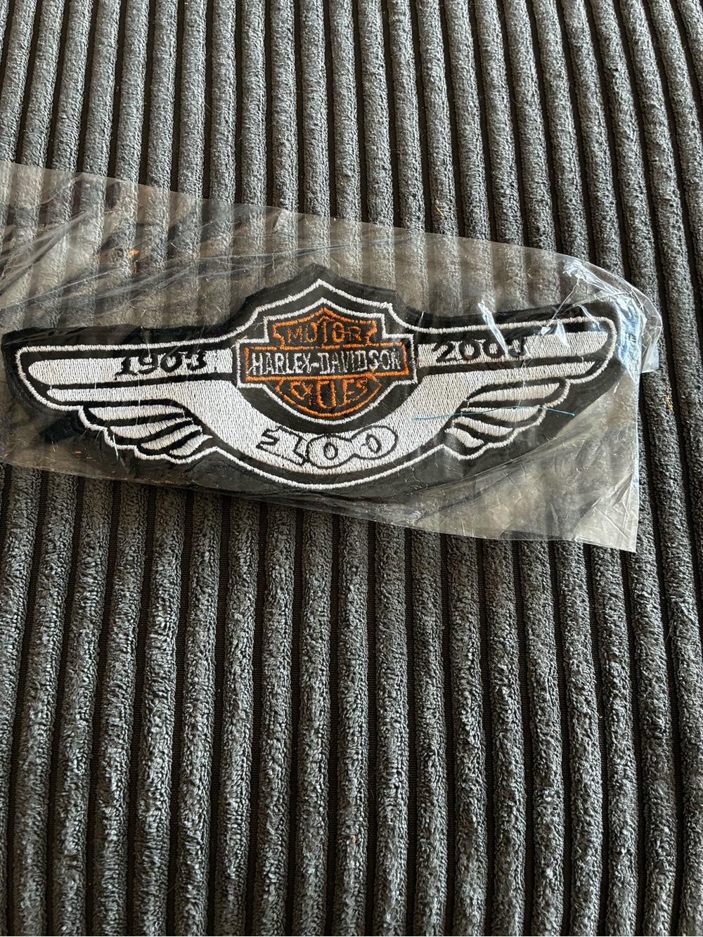 Harley-Davidson 100th Anniversary Wing Patch 1903–2003 🏍️